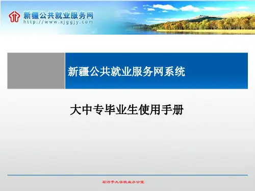 新疆公共就业信息网上服务系统介绍