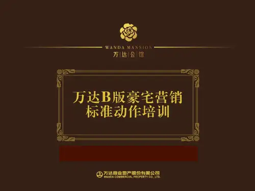 万达豪宅营销操作手册
