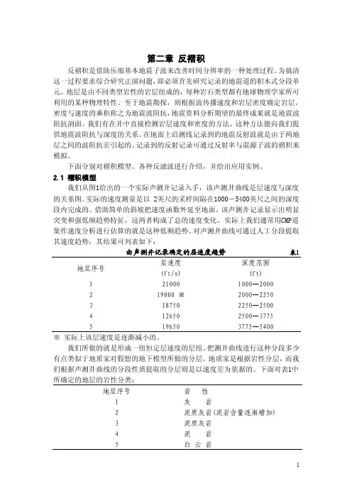 2第二章反褶积