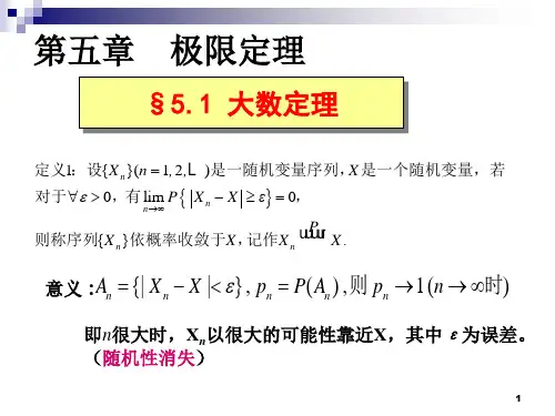 概率论极限定理讲解