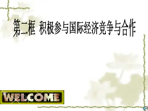 参与国际竞争与合作