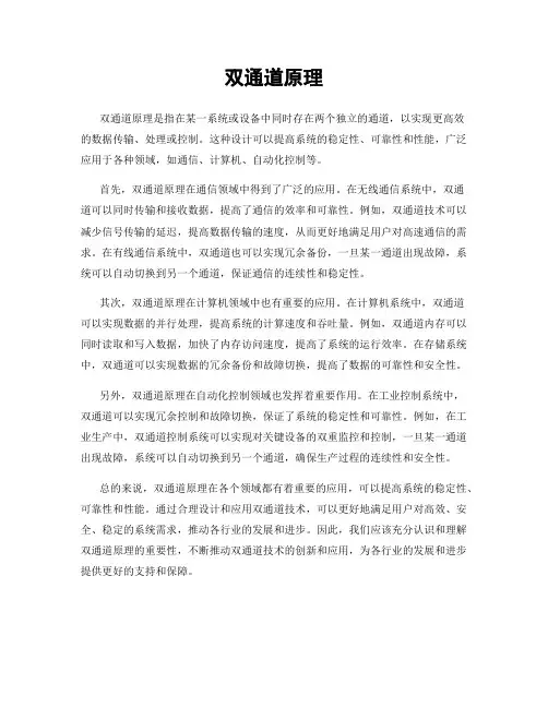 双通道原理
