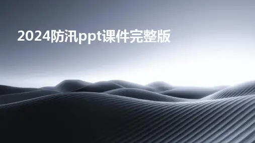 2024防汛ppt课件完整版