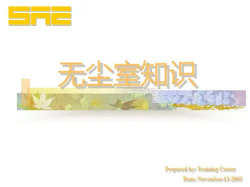无尘室知识 PPT课件