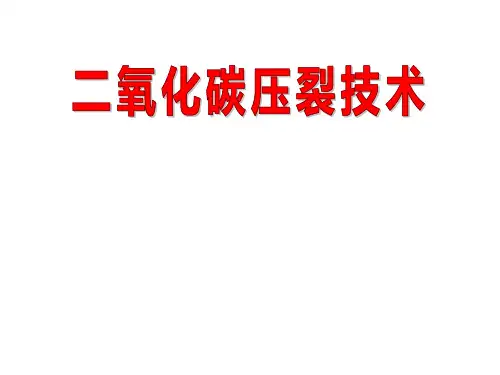[实用参考]二氧化碳压裂技术.ppt