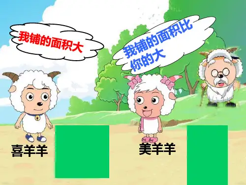 苏教版三年级下册数学课件-6.1 面积的含义 (共33张PPT)