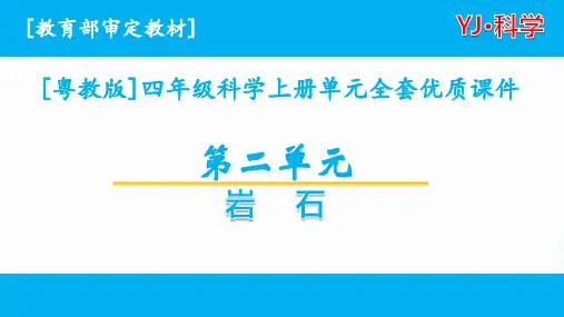 2020粤教版科学四年级上册第二单元岩石课件全套