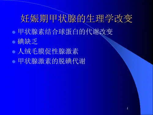 孕妇甲状腺功能异常的风险