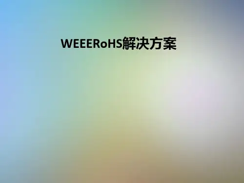 WEEERoHS解决方案