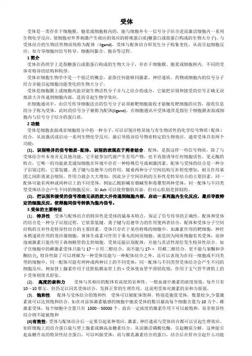 受体