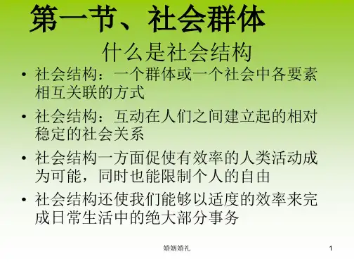 社会学——婚姻与家庭-婚姻