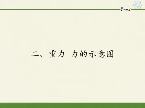 苏科版物理八年级下册 第八章   第二节、重力 力的示意图  课件