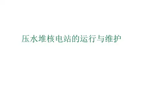 压水堆核电站的运行与维护