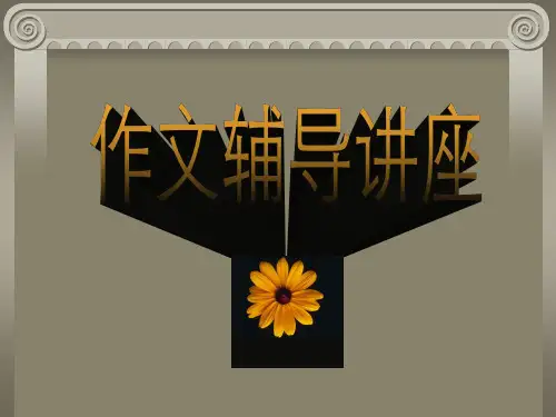 高考复习作文讲座6精品课件