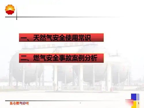 燃气安全知识宣传ppt课件