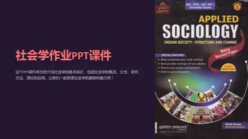 《社会学作业》课件