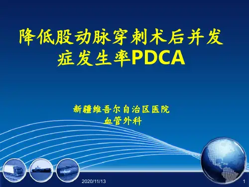 股动脉穿刺并发症 ppt课件