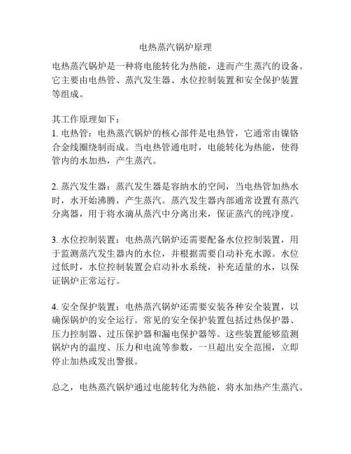 电热蒸汽锅炉原理