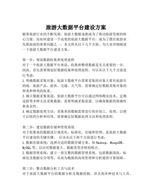 2023-旅游大数据平台建设方案-1