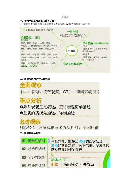 第八版医学影像学考试重点