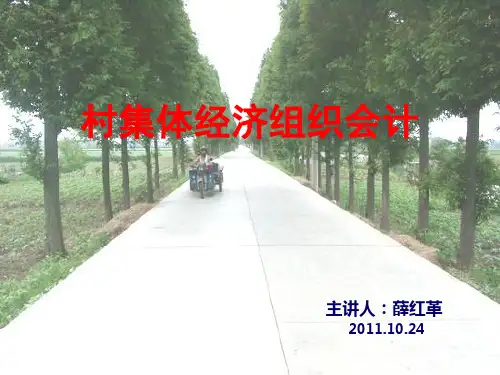 村集体经济组织会计