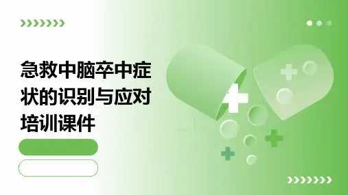 急救中脑卒中症状的识别与应对培训课件