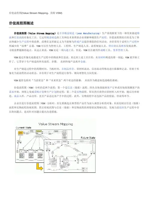 价值流程图