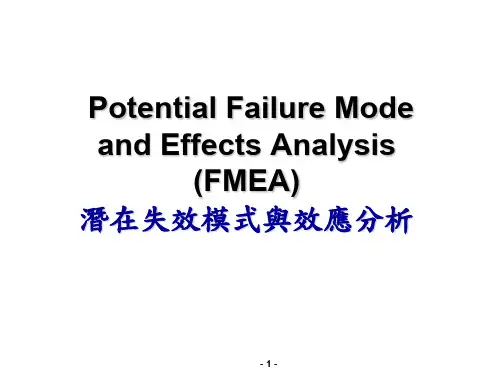 失效模式分析ppt课件