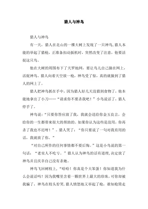 猎人与神鸟.docx