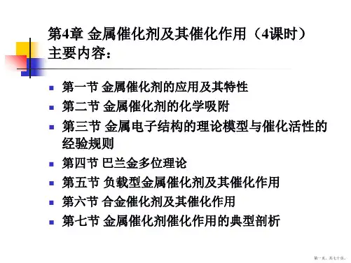 金属催化剂简介