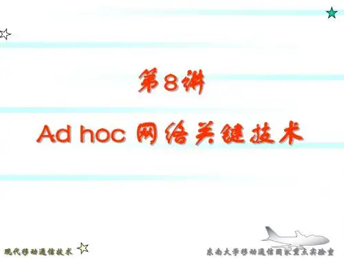 AD_HOC网络总结