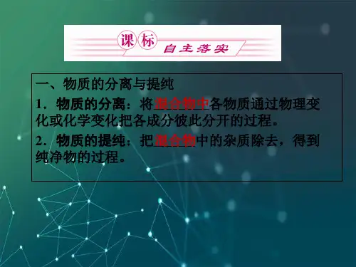 高一化学必修一粗盐提纯ppt课件