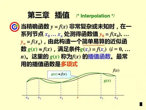 数值分析-计算方法-插值a 
