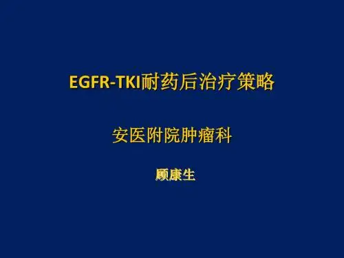 TKI耐药后治疗策略-文档资料