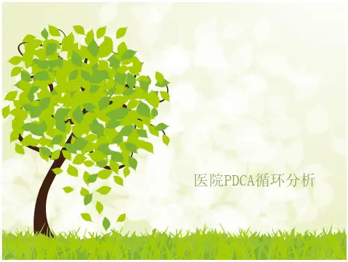 医院“pdca”管理资料