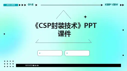 《CSP封装技术》课件