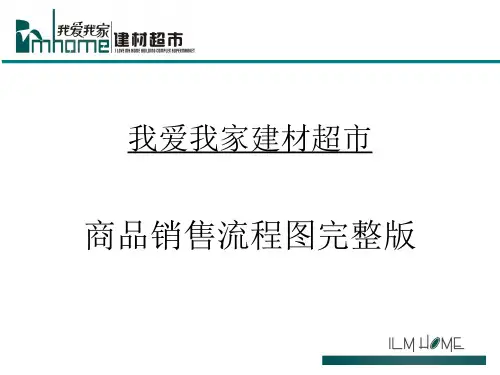 我爱我家建材超市流程图