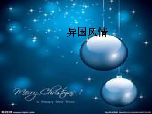 异国风情ppt课件