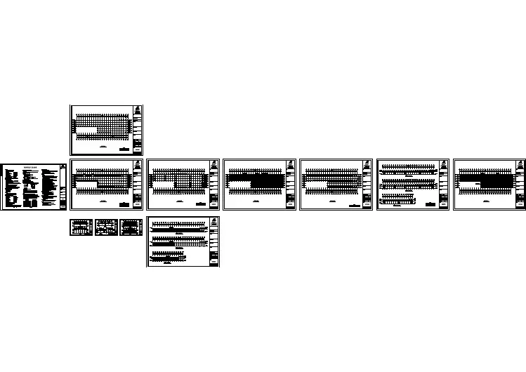 钢结构设计_某公司大型厂房钢结构工程CAD图