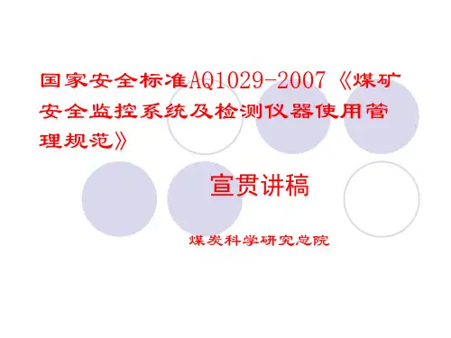 国家安全标准AQ1029-2007