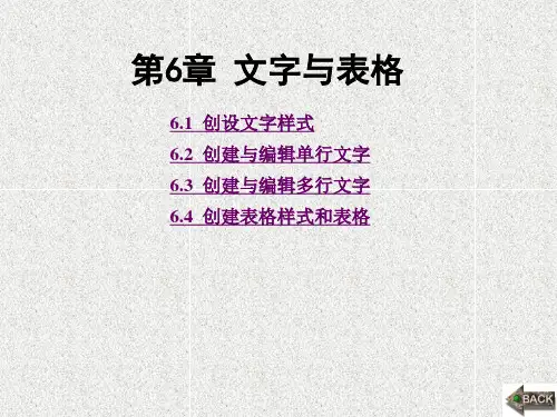 《AutoCAD操作教程》课件第6章
