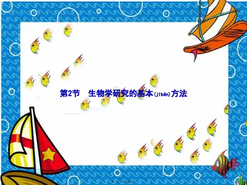 七年级生物上册 1.2.2 生物学研究的基本方法