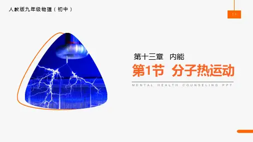 《分子热运动》人教版九年级初三物理PPT课件