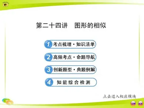 第24讲 图形的相似