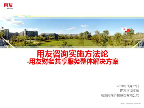 用友财务共享服务整体解决方案