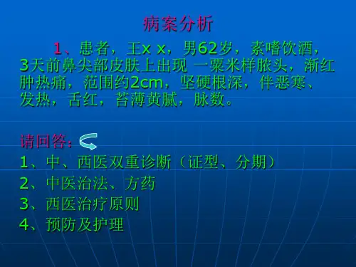 病案——1——颜面部疔疮