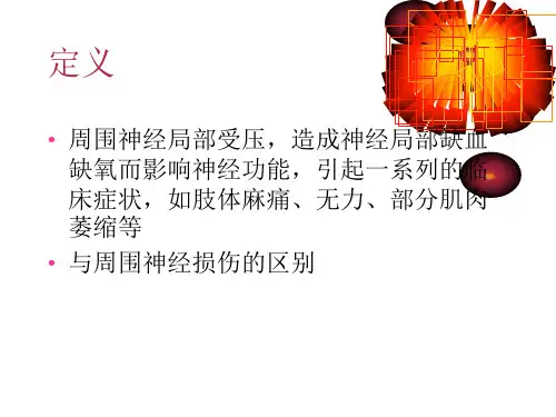 周围神经卡压性疾病-PPT文档