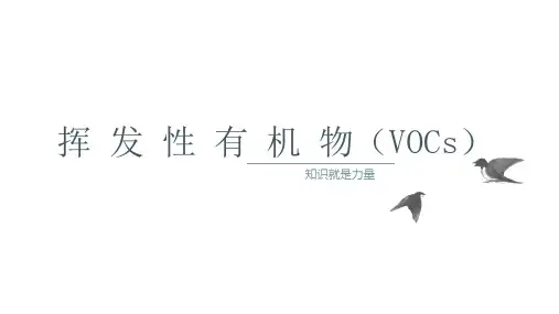 VOCs挥发性有机气体