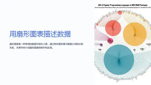 用扇形图表描述数据课件