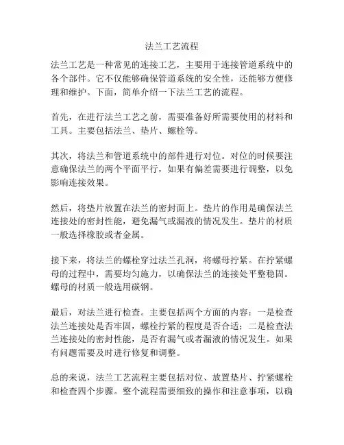 法兰工艺流程